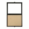 Flash Furniture Peyton 11x14 Shadow Box Display Case w/Linen Liner, 8 Push Pins and Solid Pine Wood Frame in Black HMHD-23M010YBN-BLK-1114-GG